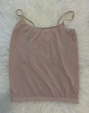 Victoria's Secret Y2K 2001 Cream Satin Mesh Semi Sheer Top Size S USA MADE thumbnail 1