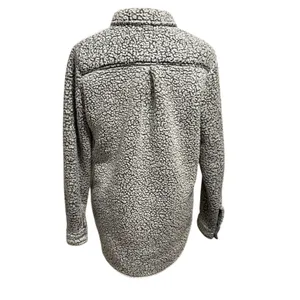 PJ Salvage Cabin Fever Soft Button Up Furry Fleece Shirt Jacket Shacket Size XS thumbnail 2