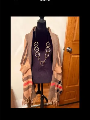 Top women Poncho Wrap Shawl Elegant Cape thumbnail 2
