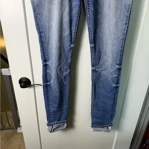 BKE Women's Payton Skinny Jean High Waist Stone Wash Medium Stretch Distress 30L thumbnail 2
