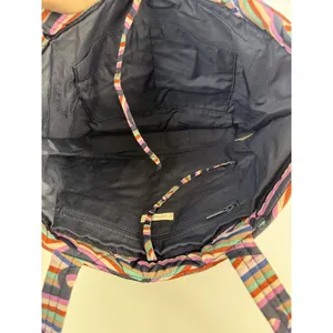 Vera Bradley Retro Ribbons Small East West‎ Tote Ultralight Quilted Bag New NWT thumbnail 5