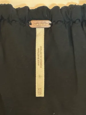 Free People Brayden Tank XS Black One Shoulder Tie Bubble Hem Y2K Going Out Top thumbnail 3