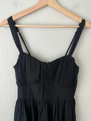 Abercrombie & Fitch Ruched Chiffon Mini Dress with pockets NEW small thumbnail 8