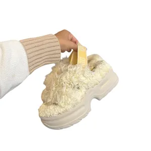 UGG Fluff Sugar Mellow Yellow Platform Slingback Sandals Slippers thumbnail 7
