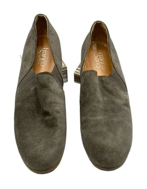 Franco Sarto Gray Suede Pardon Slip On Loafers Size 8 thumbnail 1