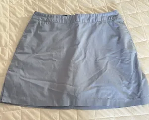 Adidas Golf Tennis‎ Stretch Skirt Skort Womens Size 8 Blue Pockets Logo thumbnail 1