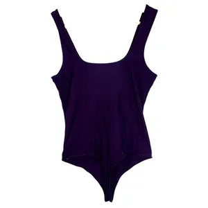 Abercrombie & Fitch Black Sleeveless V-Neck Shapewear Bodysuit Top Womens Size M thumbnail 2