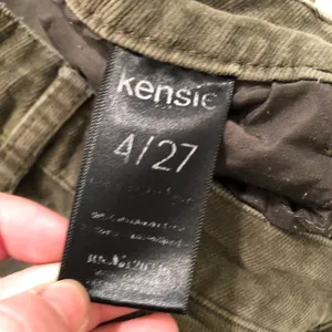 Kensie Jeans Women's Size 4/27 Knockout Skinny Pant Green Corduroy‎ Mid Rise thumbnail 7
