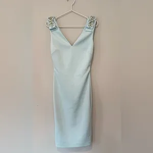 Ted Baker Mint Belliah Bow Shoulder Body-Con Dress Size 3/ US 6 1783 thumbnail 4