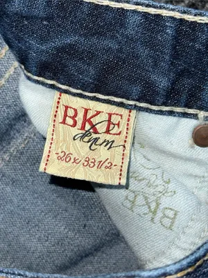 Vintage Y2K Buckle BKE Sabrina Low Rise Flare Jeans Sz 26 x 32.5 Dark Distressed thumbnail 9