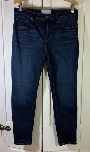 Everlane The Mid-Rise Skinny Jean Dark Indigo Blue Ankle 30 6 Capsule‎ Wardroe thumbnail 1