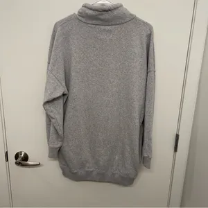 American Eagle Grey Funnel Neck Sweatshirt thumbnail 5