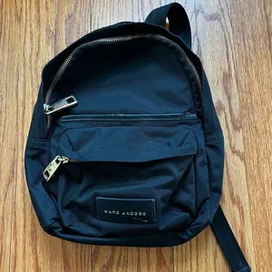 Marc Jacobs mini varsity nylon backpack black thumbnail 1