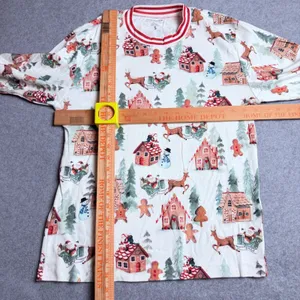 Pottery Barn Kids Holiday Gingerbread Organic Cotton Pajama Set Adult S and L thumbnail 8
