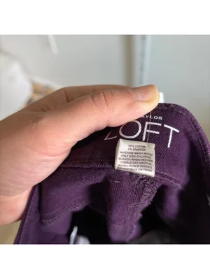 Loft NWT Women's Purple Modern Skinny Jeans Size 8P thumbnail 7