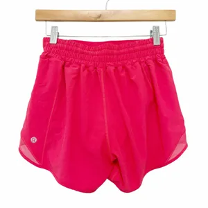 Lululemon Pink Hotty Hot Shorts High Rise 4" Inseam Sz 4 thumbnail 6