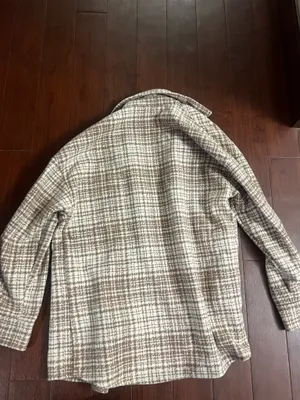 Forever 21 Brown and White Plaid Shacket thumbnail 2
