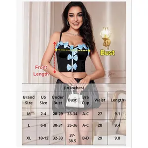 NEW Cute Bow Corset Detachable Strap Birthday Concert festival 6/8 thumbnail 8