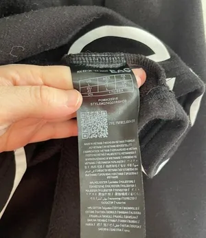 Black White Guess Y2K Style Spellout Hoodie thumbnail 3