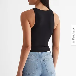 Express Body Contour Cropped Tank thumbnail 2