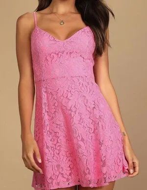 Pink Mini Dress thumbnail 1