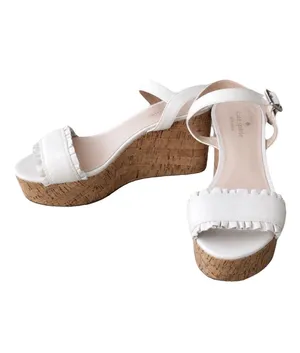 Kate Spade Frilly Platform Wedges, Size 8 thumbnail 3