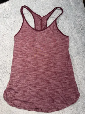 Lululemon Marled Wine Racerback Tank Top thumbnail 1