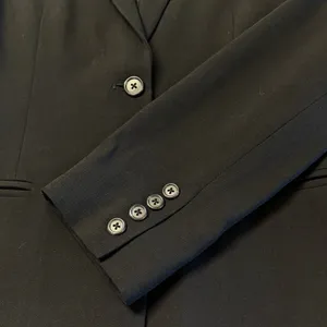 Lauren Ralph Lauren Womens Black Wool Blend Blazer Jacket Sz 6 Office Old Money thumbnail 5