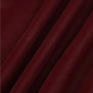 RIHOAS The Wine Red V Neck Mesh Wrap Maxi Dress M thumbnail 6