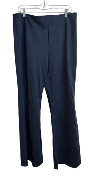 Halara Flex High Waisted Back Side Pocket Slight Flare Work Pants Dress Blues XL thumbnail 1