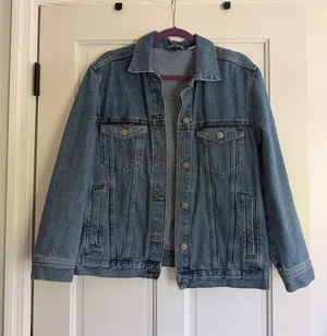 Oversized denim jacket  thumbnail 1