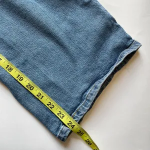 Levis Mile High Cropped Wide Leg Blue Button Fly Jeans Size 28 thumbnail 7