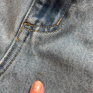 Meshki Light Blue Denim Jeans with Contrast Stitching thumbnail 6