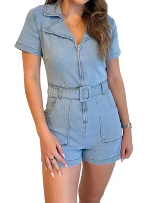 Denim romper Blue Size M thumbnail 1