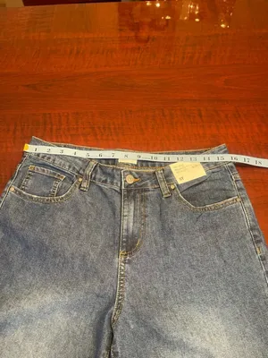 !iT Jeans Mid Rise Relaxed Wide Leg Dark Wash Denim Jeans Size 8 29 NWT thumbnail 8