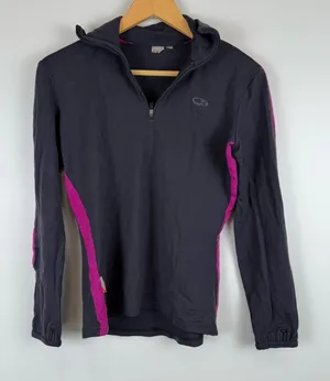 Icebreaker Women's Bodyfit 260 Merino Wool 1/4 Zip Base Layer Size Medium thumbnail 1