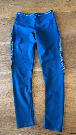 soulcycle Contour‎ Stitch Legging in Deep Teal Blue small thumbnail 1