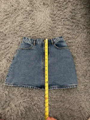 Brandy Melville High Waisted Denim Skirt thumbnail 7