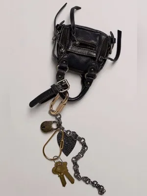 Free People We The Free Micro Emerson Bag Charm Coal black NWT sold out thumbnail 3
