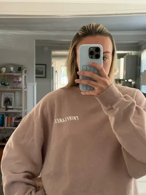 Twin Flames Crewneck Pink Size XL thumbnail 2