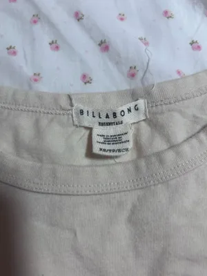 Billabong Cream crop top thumbnail 3