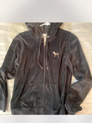 Victoria’s Secret Velour Sequin Jacket Size Large thumbnail 2