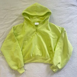 Target Blogilates lime green half quarter zip marshmallow fleece hoodie sweatshirt thumbnail 1