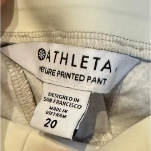 Athleta‎ Women Pants Venture Print Tapered Drawstring High-Rise Jogger 20 NWT thumbnail 6