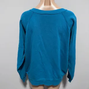Embroidered Carousel Merry Go Round Horse Hanes Her way Sweatshirt XL Blue thumbnail 3