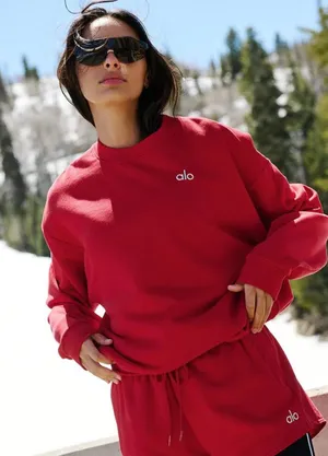 Red Alo yoga Crewneck thumbnail 1