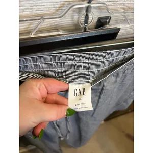 Gap Easy Pant Blue White Striped Elastic Waist Drawstring Trousers XL thumbnail 4