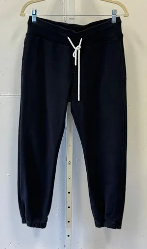 Leallo Cotton Sweatpants Joggers Drawstring Pockets Size Small Charcoal Gray thumbnail 1