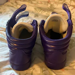 Reebok “Freestyle” Classic Purple and White High-Tops thumbnail 3