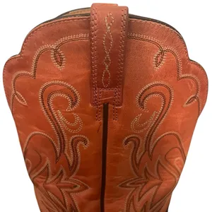 ARIAT Brown & Burnt Orange Leather Cowboy Boots Women’s Size 10 B Style #15821 thumbnail 8